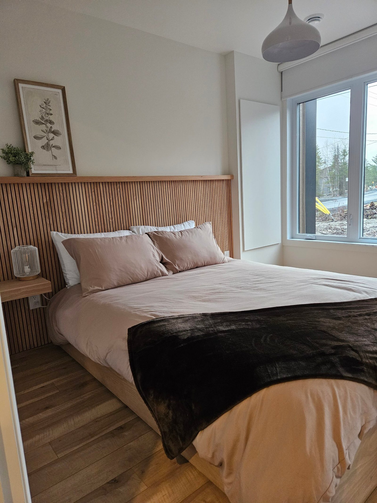 Vue globale d'une chambre du chalet Le Hygge Hytte