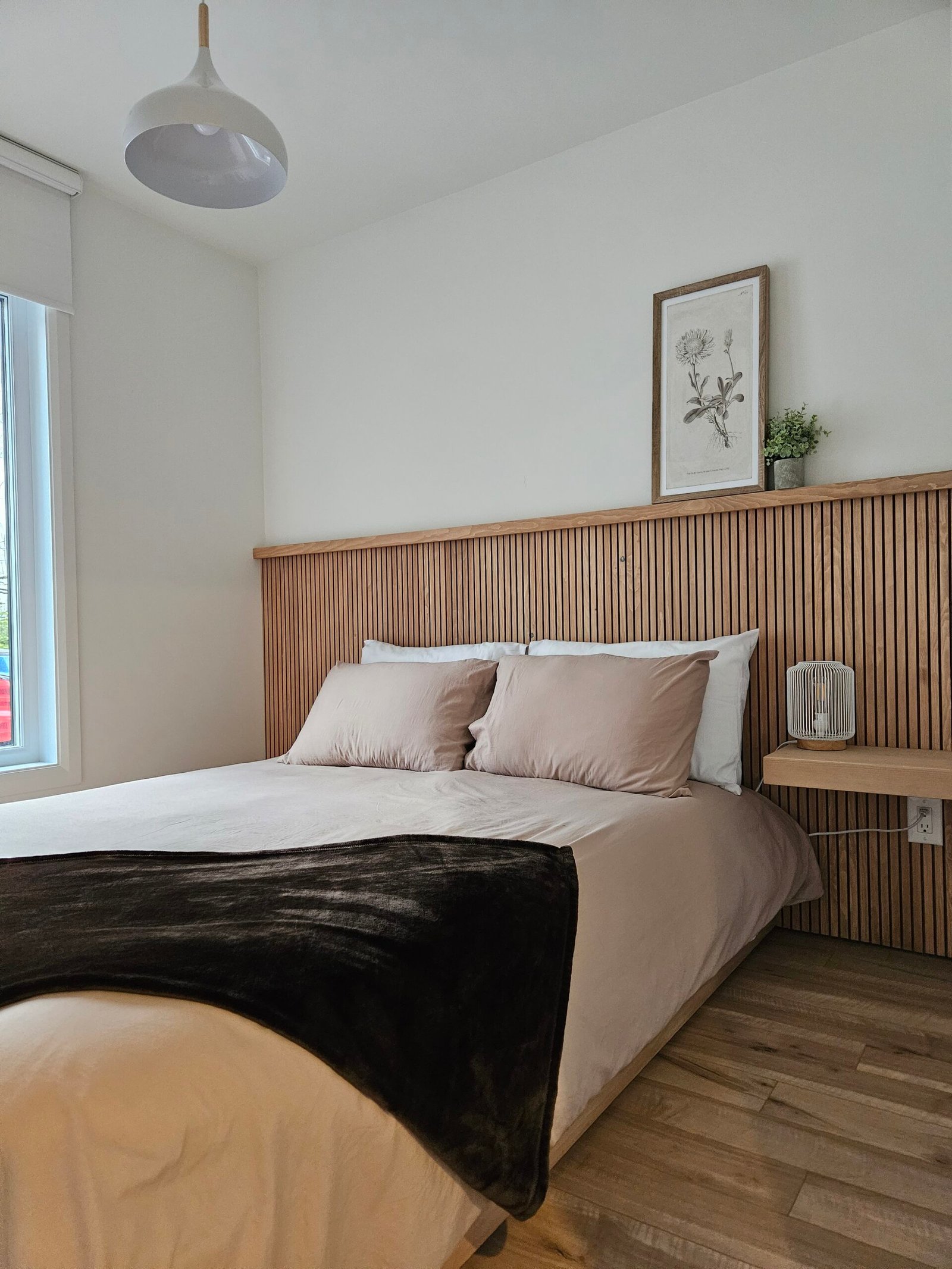 Vue globale d'une chambre du chalet Le Hygge Hytte