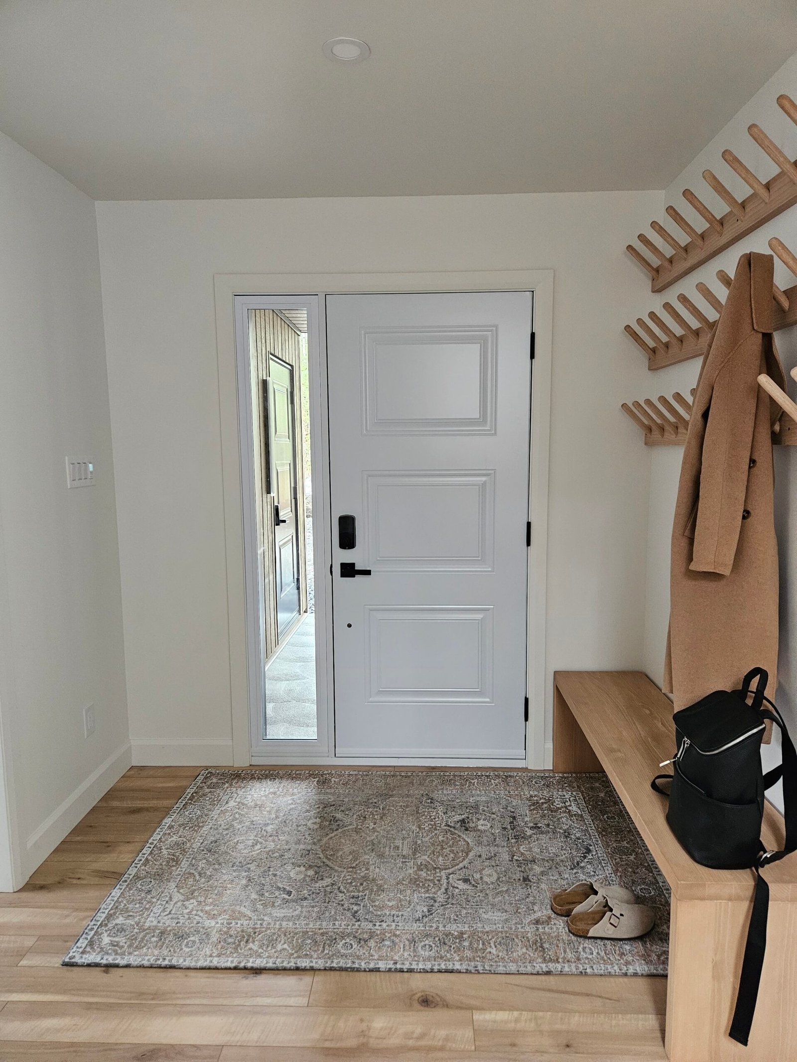 Entrée du chalet le Hygge Hytte