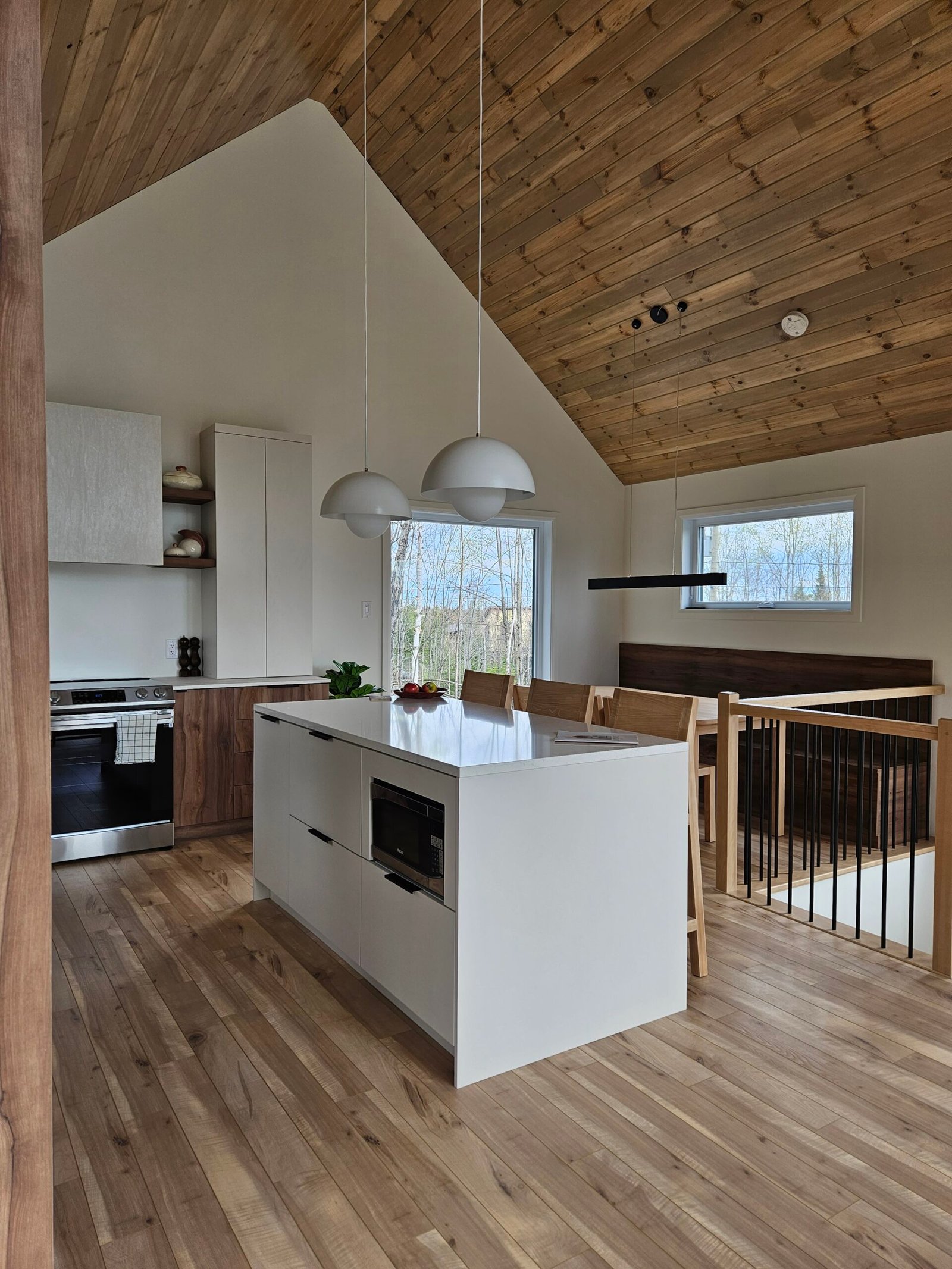 Cuisine et salle à manger du chalet Le Hygge Hytte